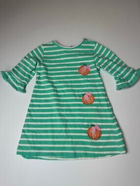 Classic Whimsy Modern Pumpkin Dress 2T